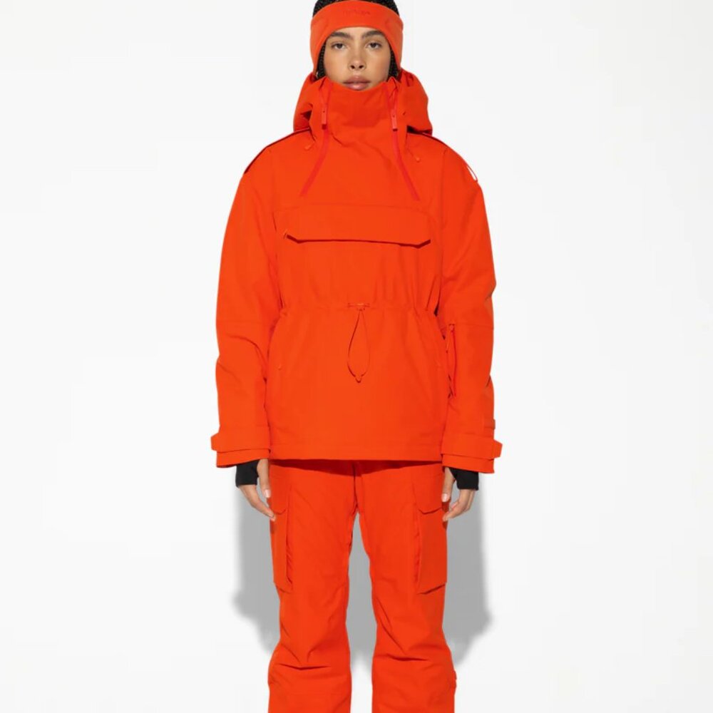 NWT Halfdays Ronne Snowboard Jacket in Spritz (orange) - Sz XS